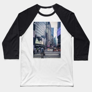 Times Square, Manhattan, New York City Baseball T-Shirt